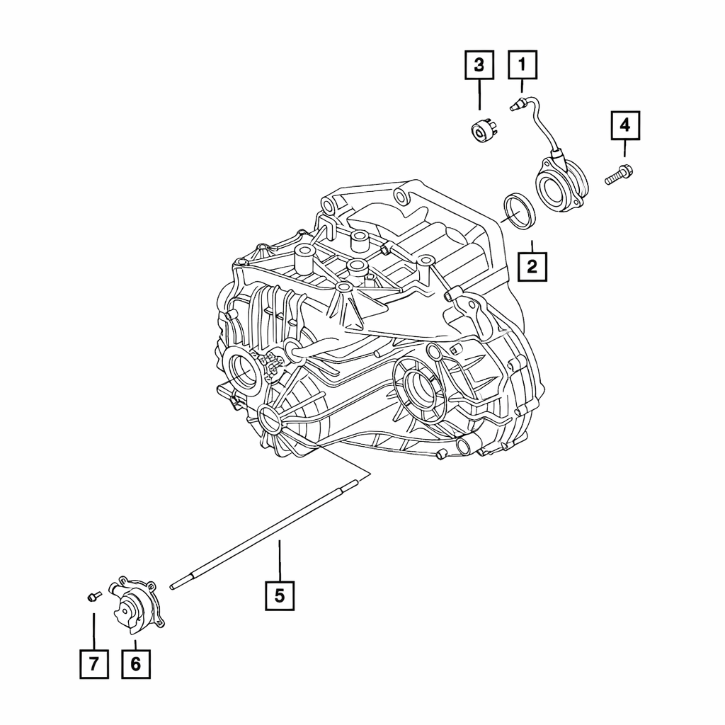 Alfa 4C clutch slave 55230619