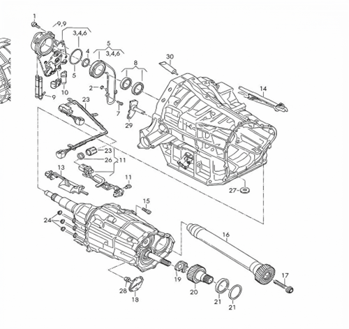 AUDI S-TRONIC GEARBOX