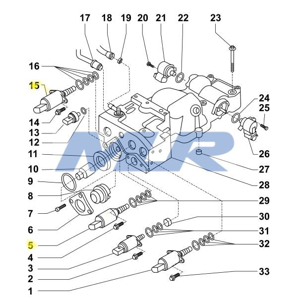 Lamborghini Gallardo E-Gear Shift Valve 086927331C - MLREng