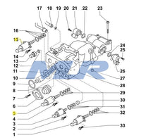 Lamborghini Gallardo Shift Valve 86927331, 086927331C