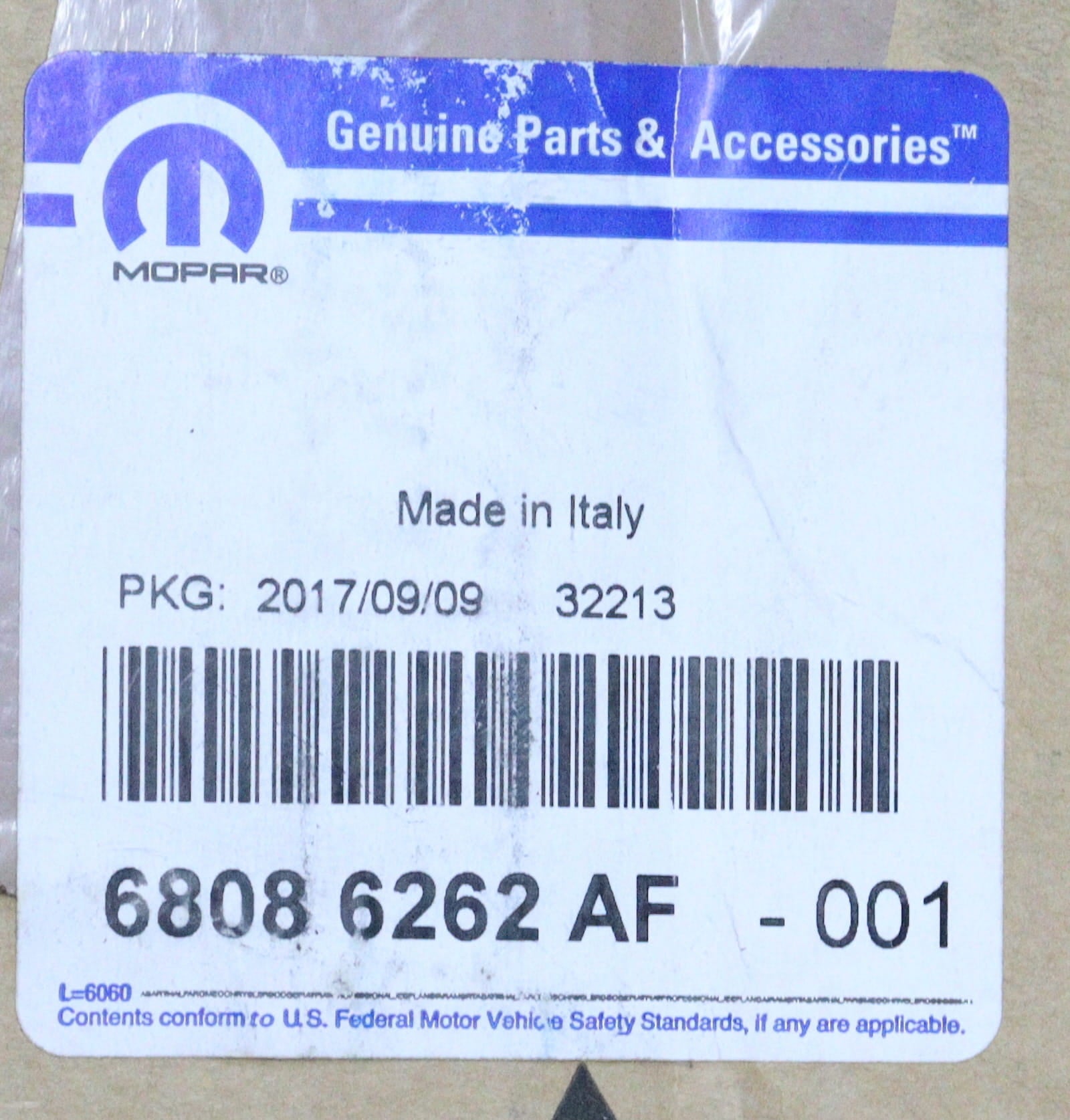 New Fiat 500e Transmission 68086262AF - MLREng