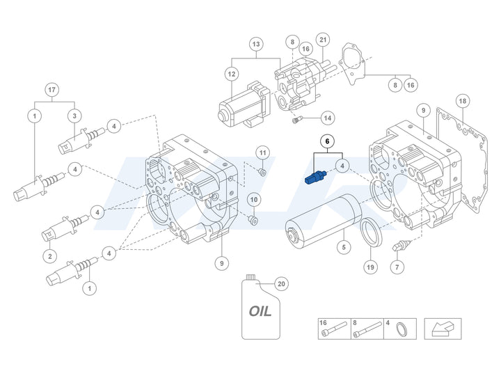 Lamborghini E-Gear Aventador Pressure Sensor 470311478