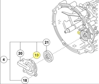 Lamborghini E-Gear ISR Gasket set for oil pump 470398008C