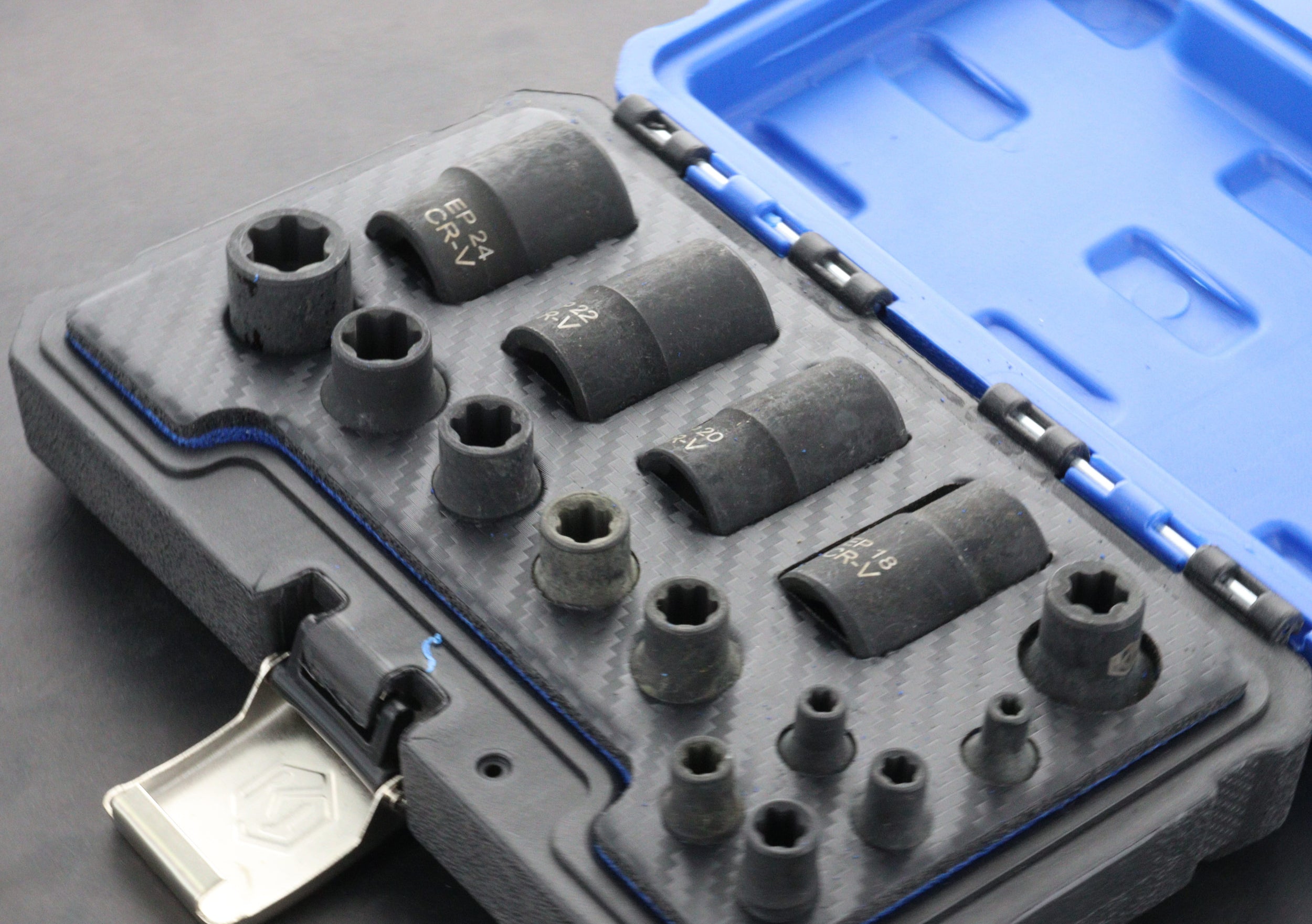 Tesla Battery Removal Socket Kit – 15 Piece External Torx Set