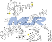 BMW DCT Gasket Kit 28108070791 28107842385 28607842856 28607849555