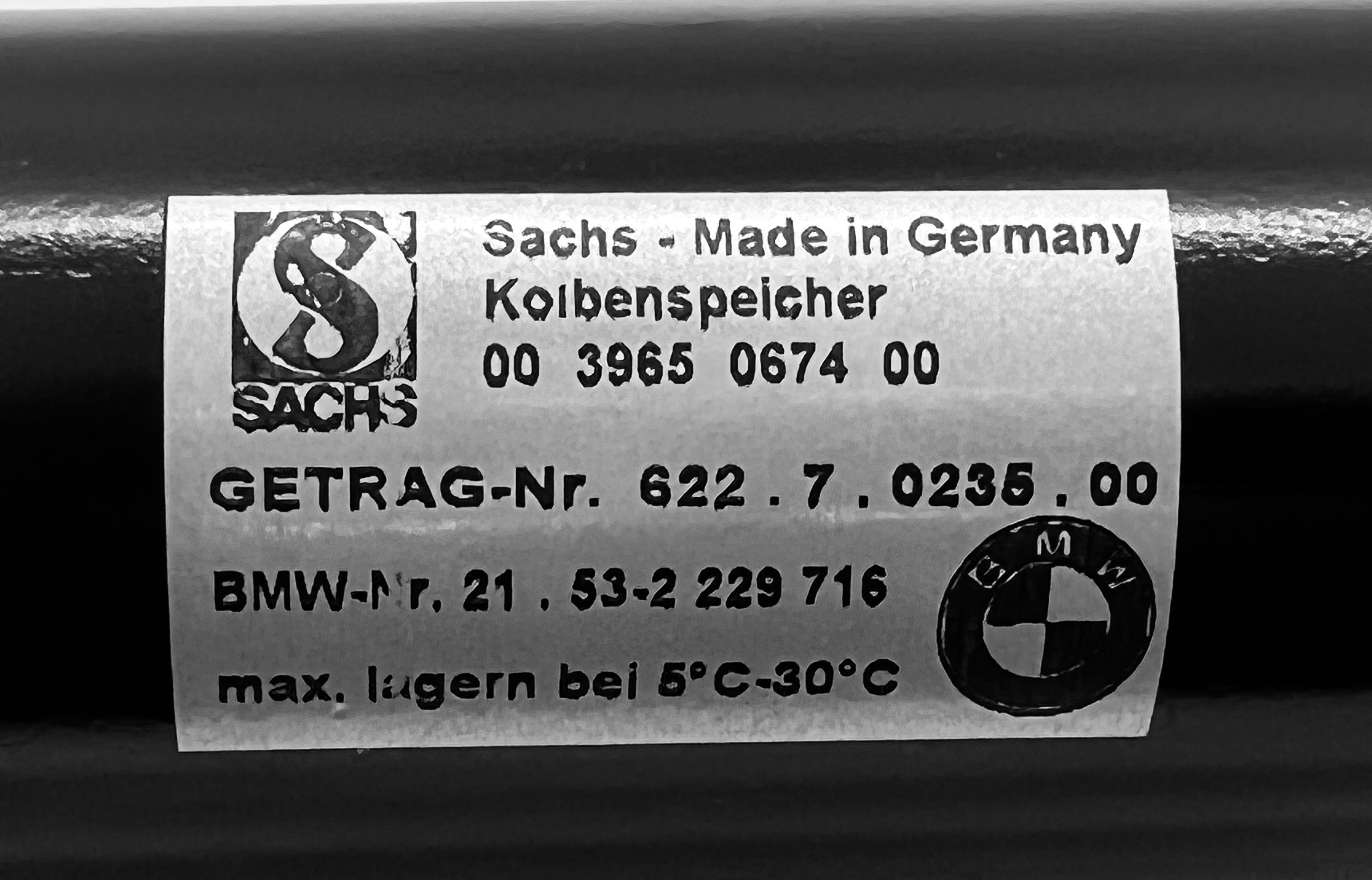 Used E46 M3 SMG II Accumulator 21532229716 - MLREng